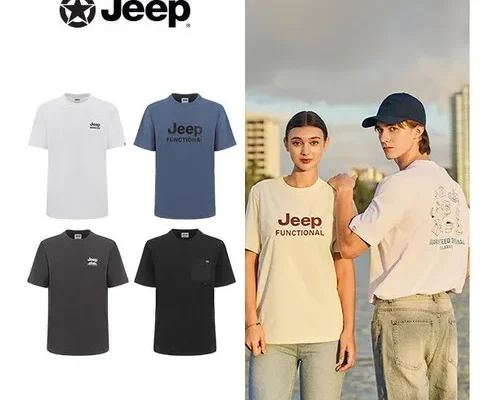 인플루언서들도 사용하는 JEEP 남성 24 SUMMER COOL SORONA 반팔 티셔츠 4종 리뷰 of 리뷰