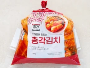 홈쇼핑 MD가 혼자만 사용하는 종가 종가집 총각열무김치 총 5kg 적극추천