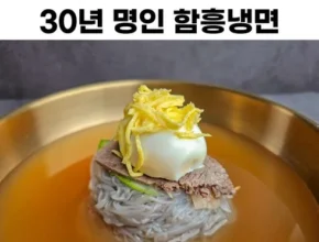 가성비 끝판왕 함흥냉면 적극추천